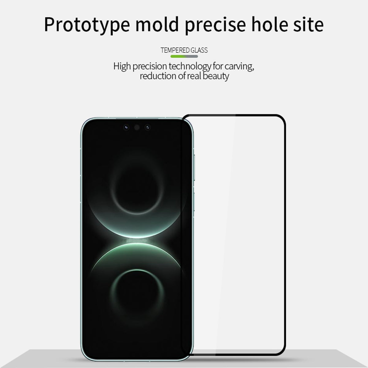 MOFI För Huawei Mate 80 RS Ultimate / Huawei Mate 80 Pro Max Skärmskydd 9H Heltäckande Aluminium-Silikon Glasfilm