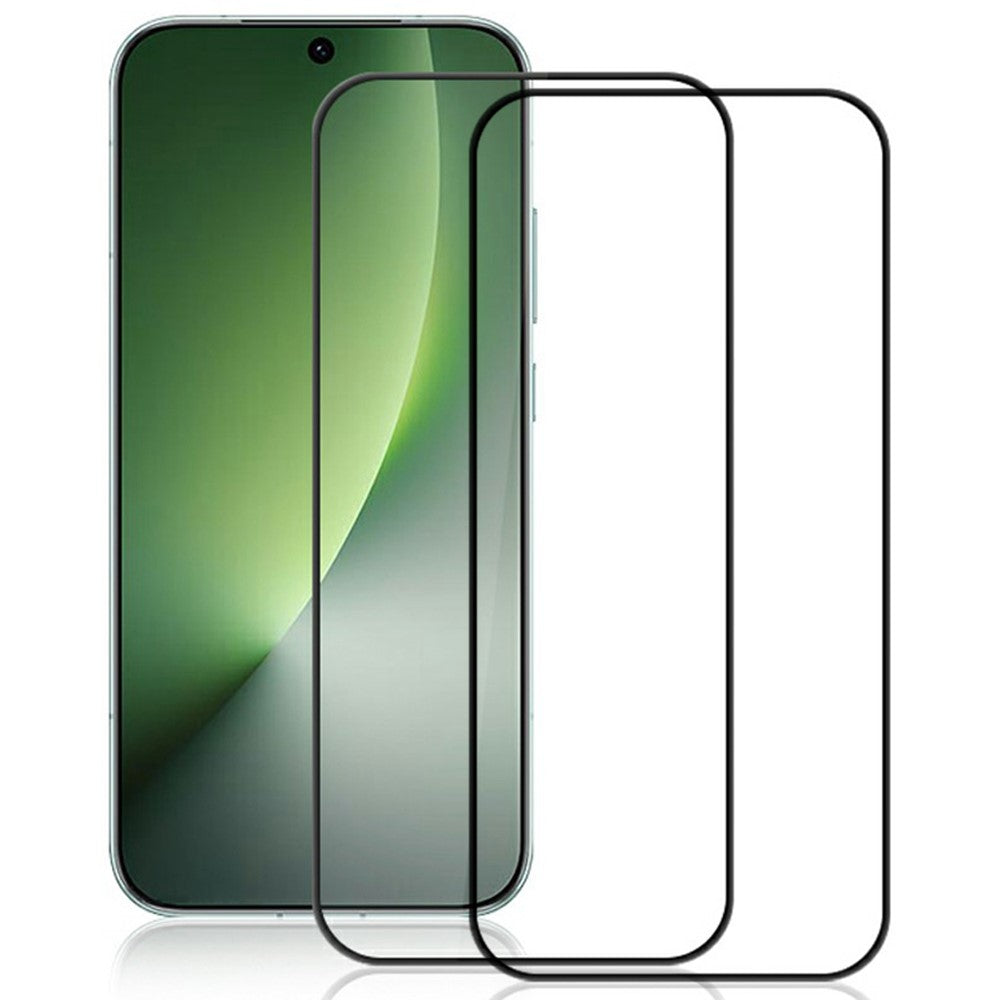 AMORUS 2Pcs For Honor Magic8 5G Full Screen Protector Shatterproof Silk Printing Full Glue Tempered Glass Film