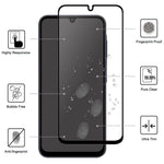 Samsung Galaxy A37 5G AGC Härdat Glas med Svart Kant Heltäckande Skärmskydd