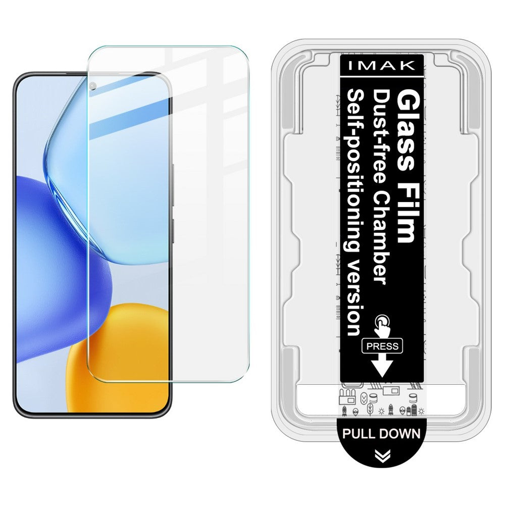 IMAK H Series For Honor X60 GT 5G Tempered Glass Screen Protector Easy Installation Film with Auto Dust-Remove Tool