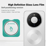 IMAK För Huawei Mate 80 / Mate 80 Pro Kameralinsskydd Härdat Glas Heltäckande Linsfilm med Självpositionerande Ram