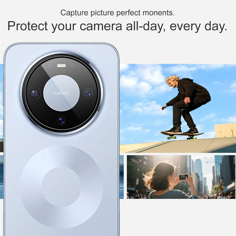 IMAK För Huawei Mate 80 / Mate 80 Pro Kameralinsskydd Härdat Glas Heltäckande Linsfilm med Självpositionerande Ram