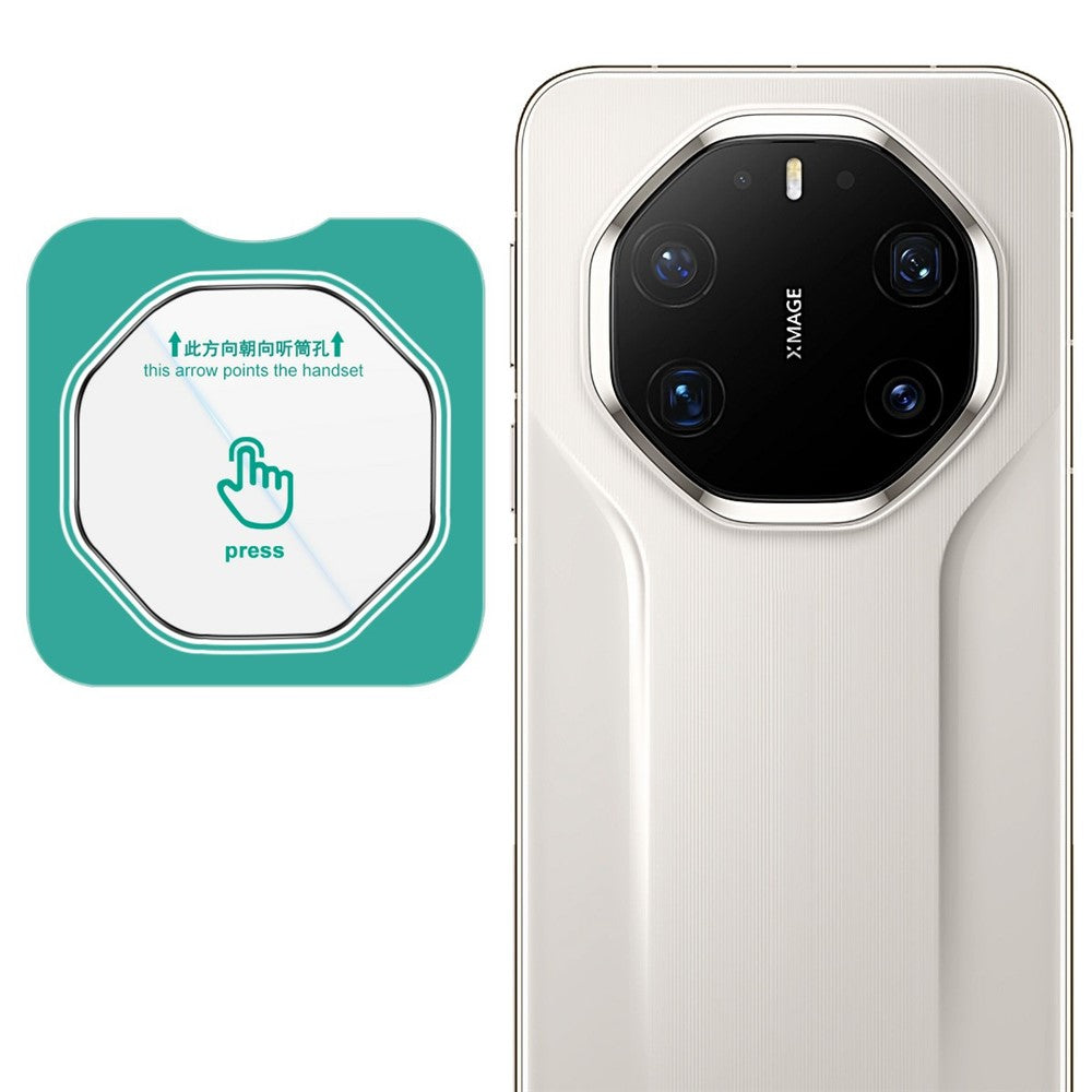 IMAK For Huawei Mate 80 RS Ultimate Camera Lens Protector Tempered Glass Full Cover Lens Film with Self Positioning Frame