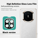 IMAK For Huawei Mate X7 Tempered Glass Full Cover Camera Lens Protector with Self Positioning Frame (Black Version)