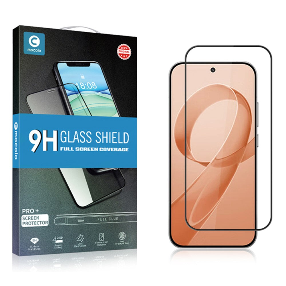 MOCOLO Tempered Glass Film For Xiaomi Redmi K90 5G  /  Poco F8 Pro 5G Full Screen Protector Anti-Shatter Silk Printing Full Glue