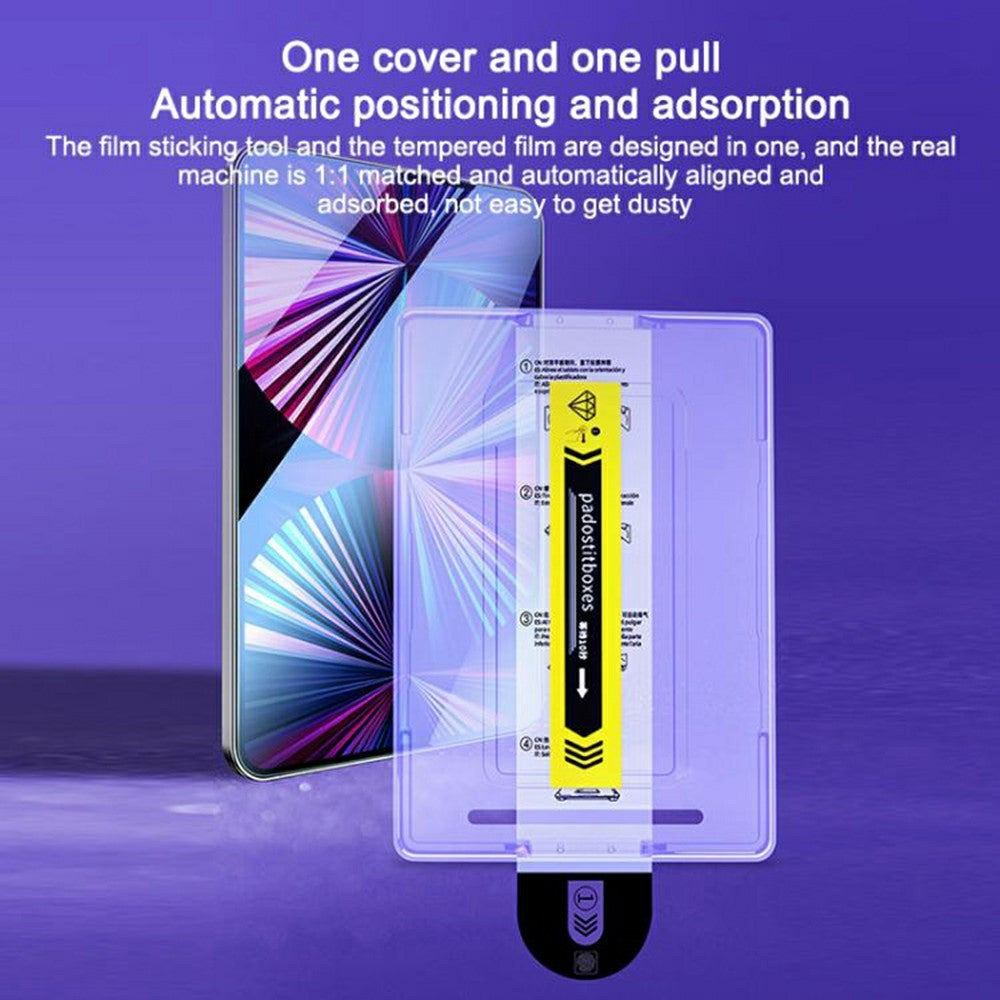 For Xiaomi Poco Pad X1 / Pad 8 Pro / Pad 8 / Pad 7 Pro / Pad 7 Screen Protector Full Coverage Tempered Glass HD Film with Automatic Dust Removal Tool