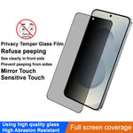 IMAK til Samsung Galaxy S26+ privatlivsskærmbeskytter, Anti-Peep, fulddækkende film i hærdet glas (fingeraftrykslåsning)