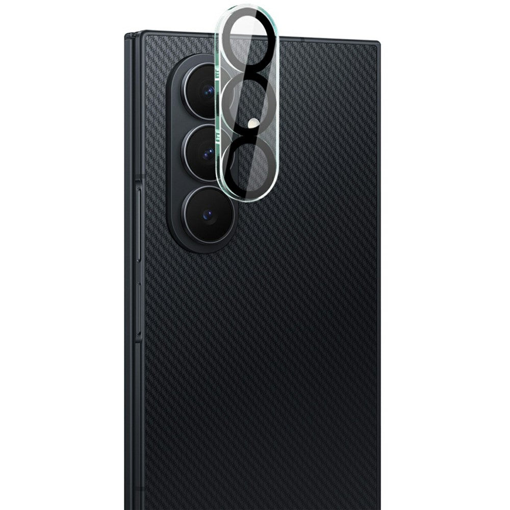 IMAK til Samsung Galaxy Z TriFold 5G Hærdet Glas Kameraglasbeskytter Akryl Linsebeskyttelse (Sort Cirkeldesign)