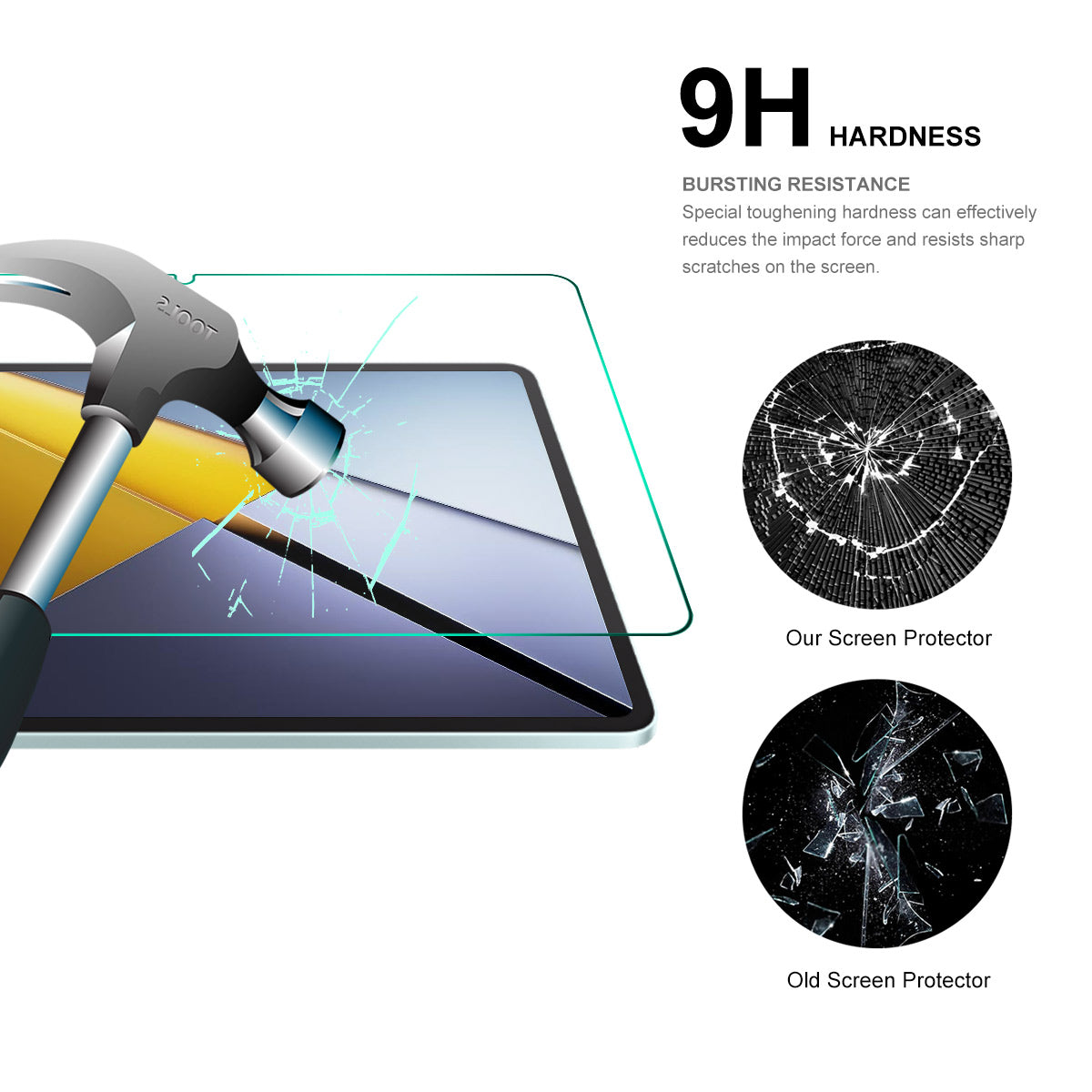 ENKAY HAT PRINCE For Xiaomi Poco Pad X1 / Pad 8 / Pad 7 Pro / Pad 7 Screen Protector   9H 2.5D 0.33mm High Aluminium-silicon Glass Film
