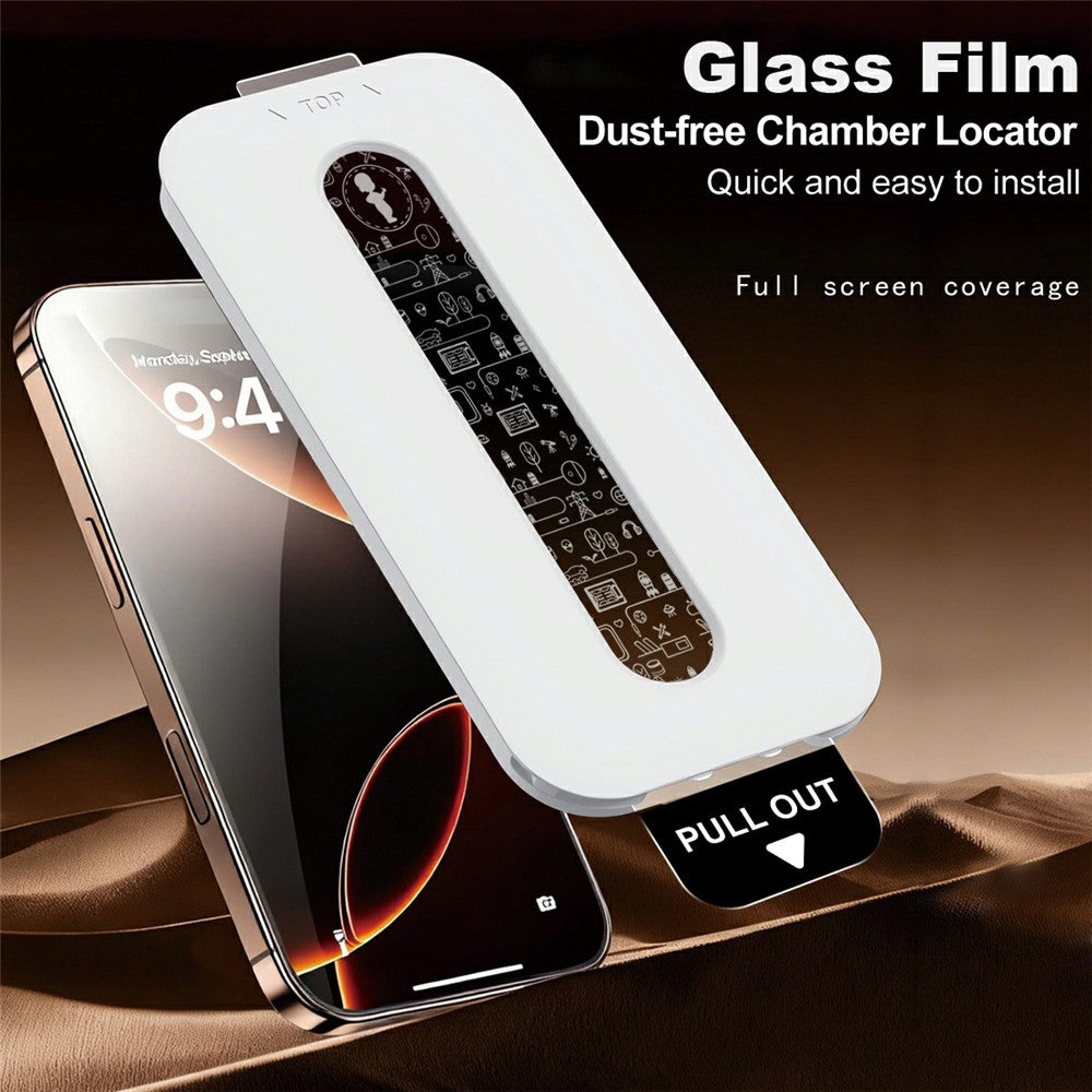 IMAK For iPhone 12 Pro Max Tempered Glass Full Screen Protector Full Glue Film with Dust-free Installation Tool