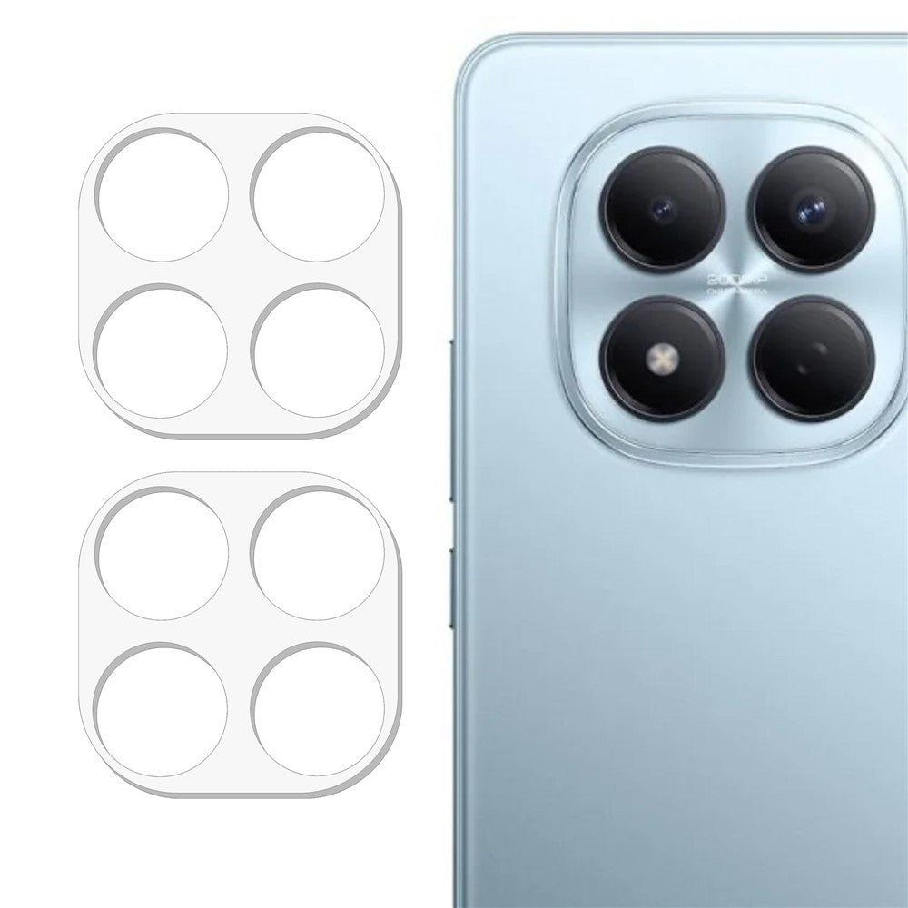 2Pcs For Xiaomi Poco M8 5G / Redmi Note 15 5G (Global) Full Coverage Camera Lens Protector 3D Arc Edge Anti-Scratch Tempered Glass Lens Film