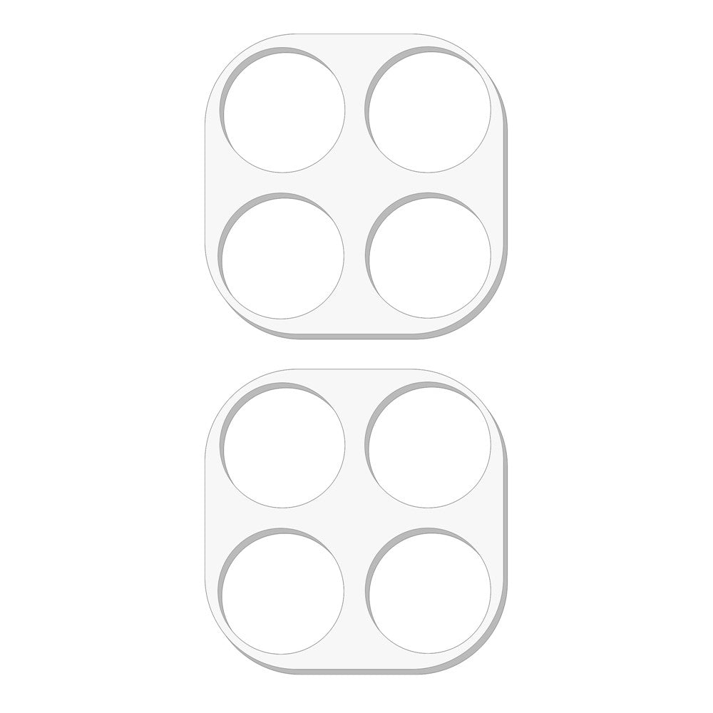 2Pcs For Xiaomi Poco M8 5G / Redmi Note 15 5G (Global) Full Coverage Camera Lens Protector 3D Arc Edge Anti-Scratch Tempered Glass Lens Film