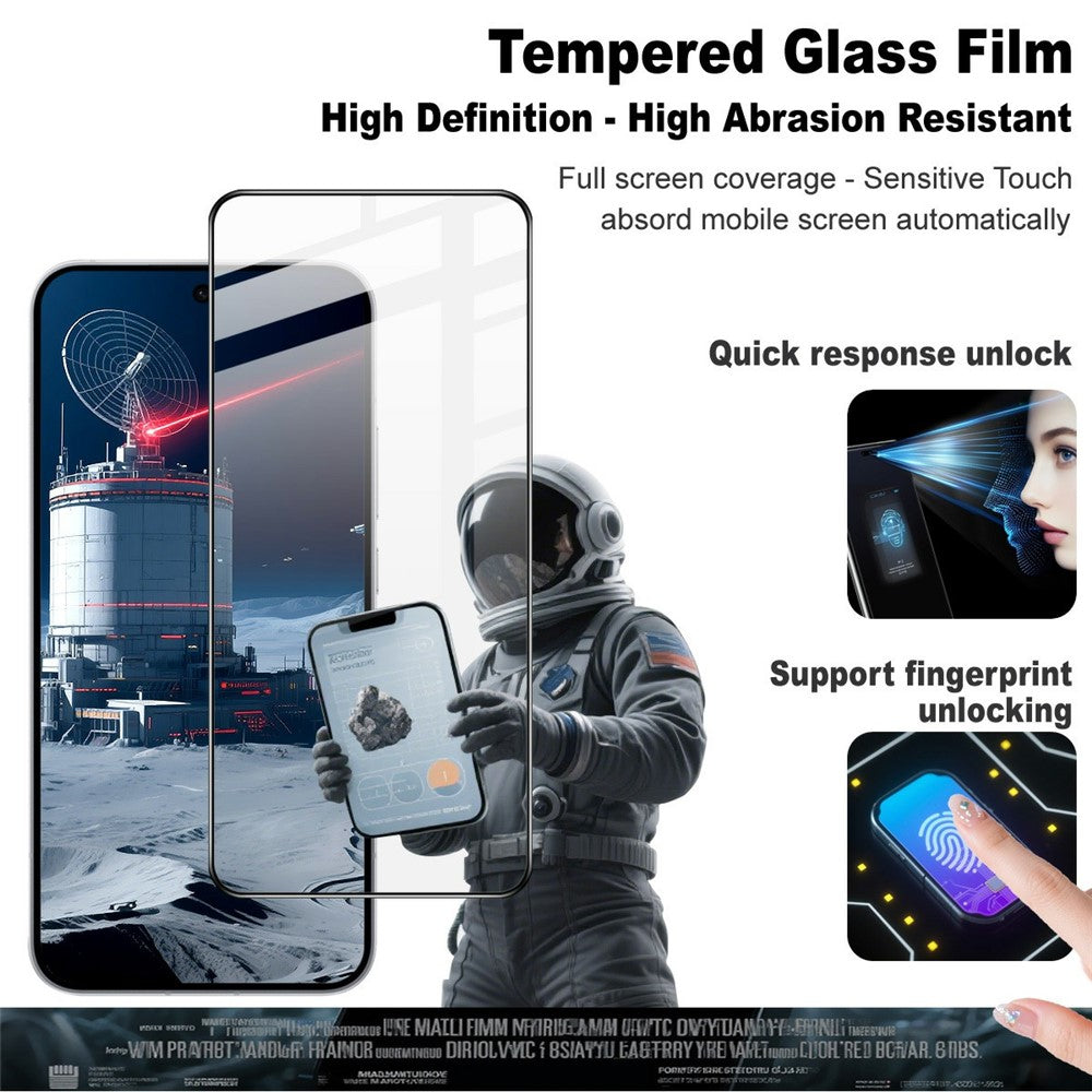 IMAK Pro+ Series For Oppo K15 Pro 5G / Reno15 5G (Global) / Reno15c 5G (China) Screen Protector Full Coverage Tempered Glass Film (Fingerprint Unlock)