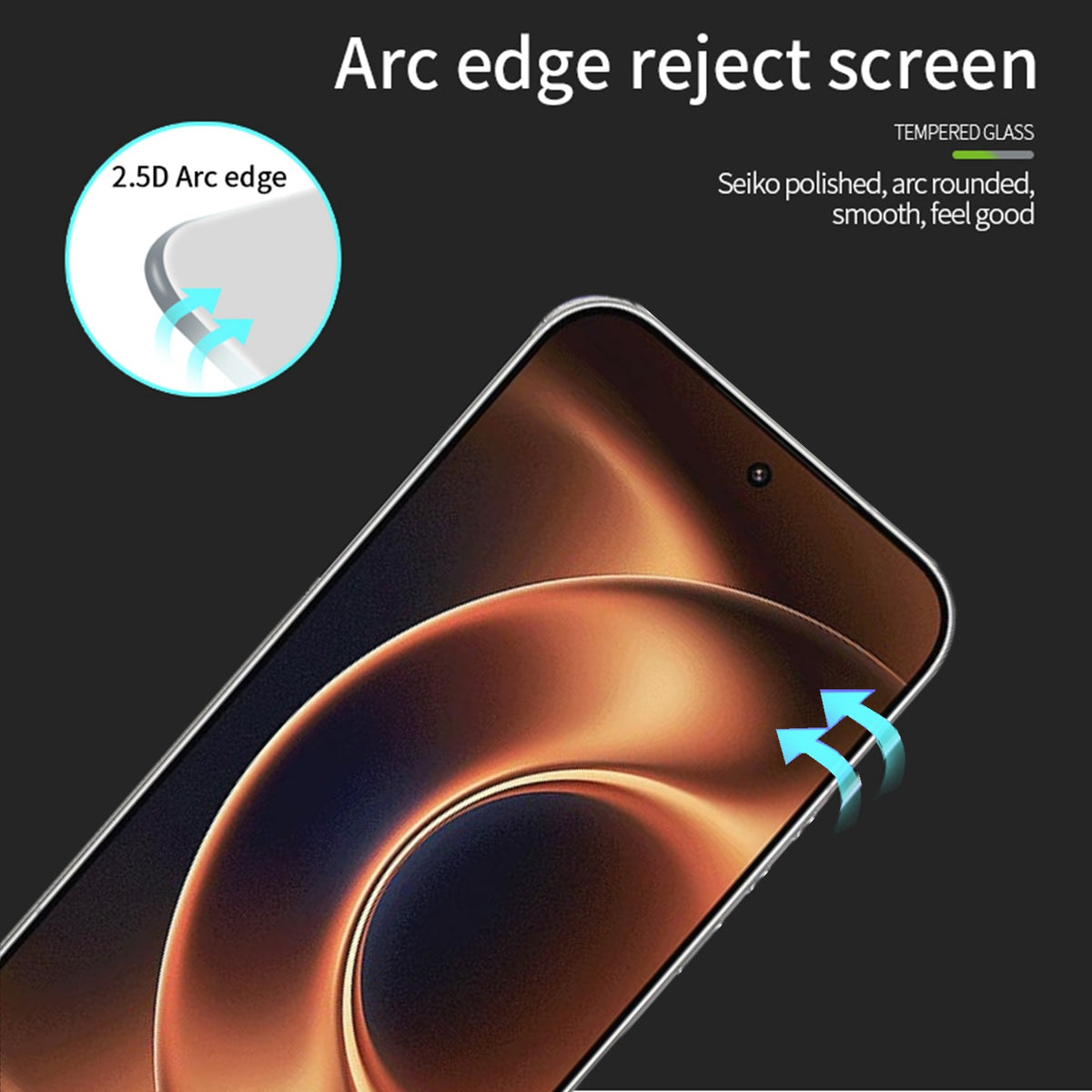 PINWUYO til Xiaomi 17 Ultra 5G, hærdet glasfilm i JK Series-2 9H, fulddækkende skærmbeskyttelse
