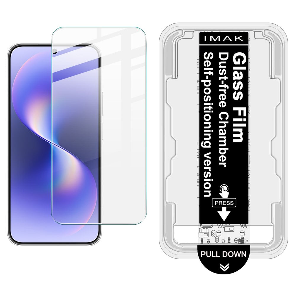 IMAK H-serien för Huawei nova 15 5G härdat glas skärmskyddsfilm med dammfritt installationsverktyg