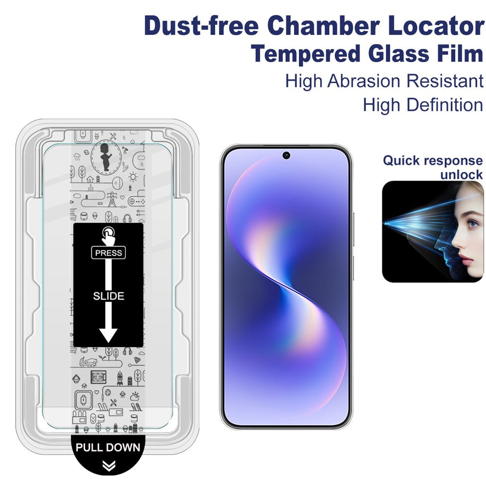 IMAK H Series For Huawei nova 15 5G Tempered Glass Screen Protector Film with Dust-free Installation Tool