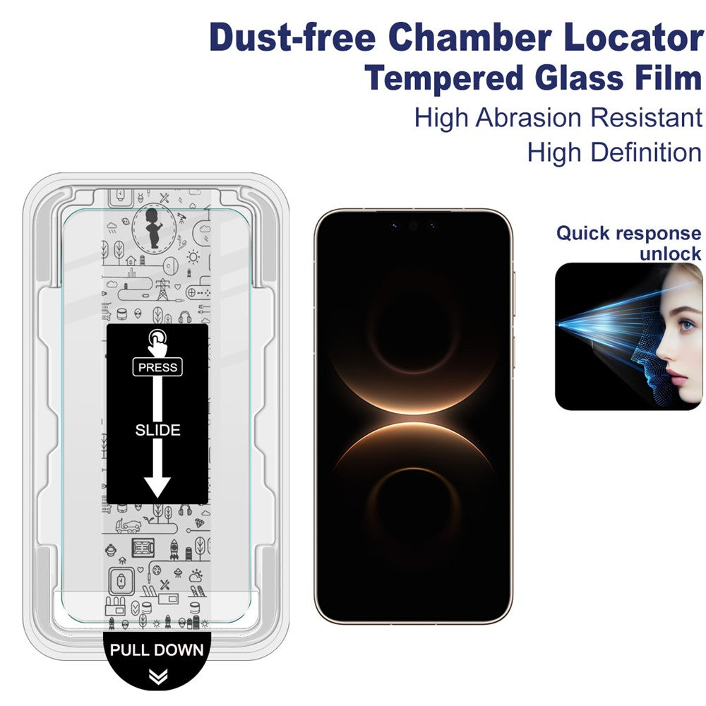 IMAK H Series For Huawei Mate 80 RS Ultimate / 80 Pro Max Tempered Glass Screen Protector Film with Dust-free Installation Tool