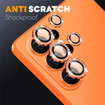 NORTHJO For Samsung Galaxy S26 Ultra Camera Lens Protector Rhinestone Ring Tempered Glass Lens Film (Complete Coverage)
