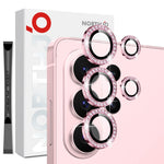 NORTHJO For Samsung Galaxy S26 Ultra Camera Lens Protector Rhinestone Ring Tempered Glass Lens Film (Complete Coverage)