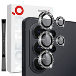 NORTHJO For Samsung Galaxy S26 Ultra Camera Lens Protector Rhinestone Ring Tempered Glass Lens Film (Complete Coverage)
