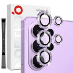 NORTHJO For Samsung Galaxy S26 Ultra Camera Lens Protector Rhinestone Ring Tempered Glass Lens Film (Complete Coverage)