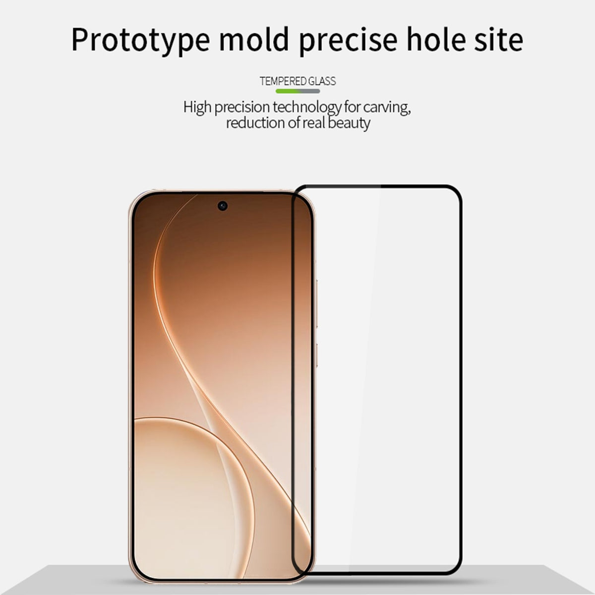 MOFI For Oppo Reno15 Pro Max 5G (Global) Screen Protector  9H Full Glue Full Coverage High Aluminum-Silicon Glass Film