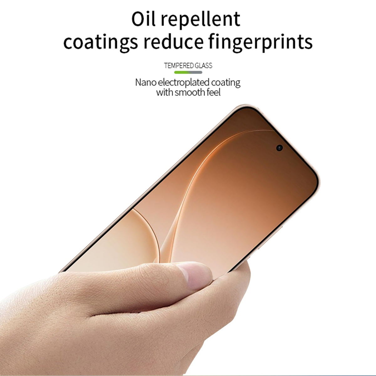 MOFI For Oppo Reno15 Pro Max 5G (Global) Screen Protector  9H Full Glue Full Coverage High Aluminum-Silicon Glass Film