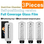 IMAK 3Pcs For Samsung Galaxy Z Fold4 5G Tempered Glass Full Screen Protector Full Glue Film with Dust-free Installation Tool