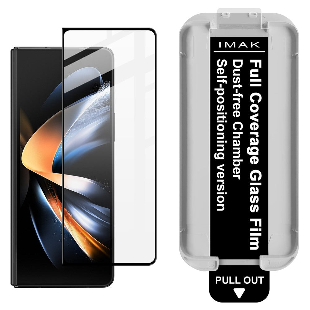 IMAK 3Pcs For Samsung Galaxy Z Fold4 5G Tempered Glass Full Screen Protector Full Glue Film with Dust-free Installation Tool