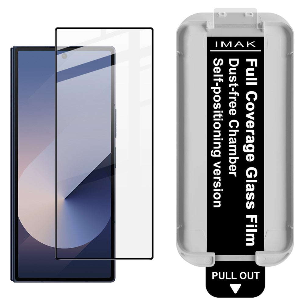 IMAK For Samsung Galaxy Z Fold6 5G Tempered Glass Full Screen Protector Full Glue Film with Dust-free Installation Tool