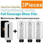 IMAK 3Pcs For Huawei Mate 80 / Mate 80 Pro Tempered Glass Full Screen Protector Full Glue Film with Dust-free Installation Tool