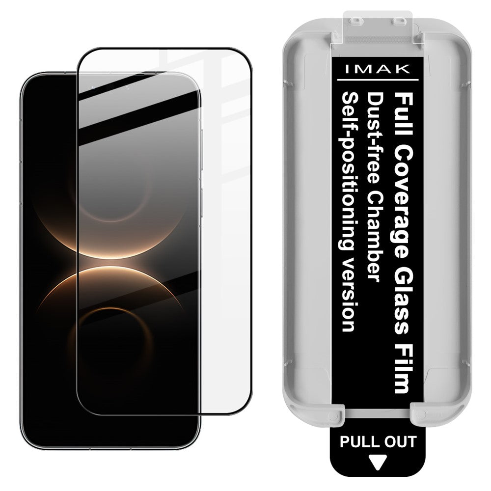 IMAK For Huawei Mate 80 Pro Max / Mate 80 RS Ultimate / Mate 80 Pro Max Wind Tempered Glass Full Screen Protector Full Glue Film with Dust-free Installation Tool