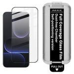 IMAK For Honor 500 5G / 500 Pro 5G Tempered Glass Full Screen Protector Full Glue Film with Dust-free Installation Tool (Fingerprint Unlock)