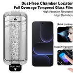 IMAK For Honor 500 5G / 500 Pro 5G Tempered Glass Full Screen Protector Full Glue Film with Dust-free Installation Tool (Fingerprint Unlock)