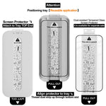 IMAK 3Pcs For Honor 500 5G / 500 Pro 5G Tempered Glass Full Screen Protector Full Glue Film with Dust-free Installation Tool (Fingerprint Unlock)