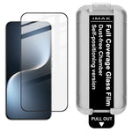 IMAK 3Pcs For Honor Magic7 5G Tempered Glass Full Screen Protector Full Glue Film with Dust-free Installation Tool (Fingerprint Unlock)