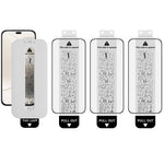 IMAK 3 st. härdat glas helskärmsskydd för Huawei Hi Enjoy 80 Pro / Honor X70i / X60i 5G / X50i+ 5G / X8b 4G helhäftande film med dammfritt installationsverktyg