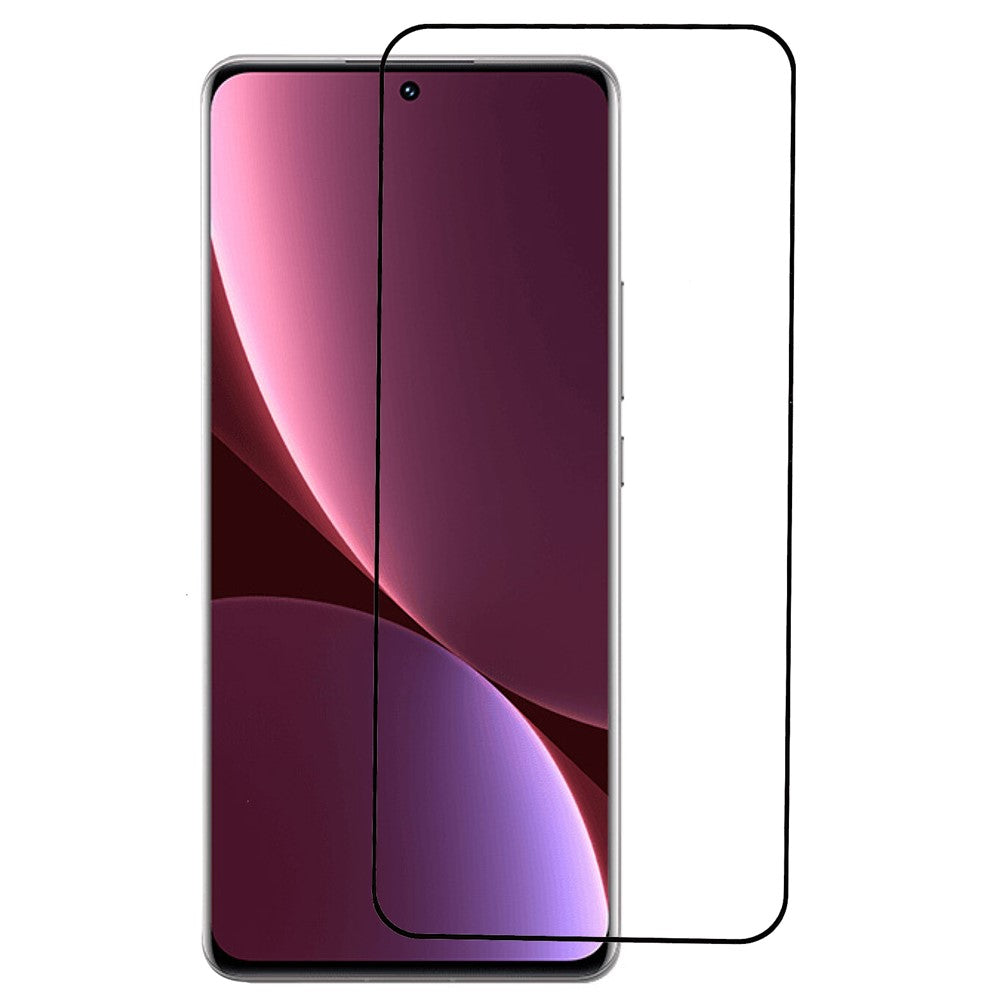 Silk Printing Full Glue Tempered Glass Film for Xiaomi 13 5G, Anti-explosion HD Clear Full Screen Protector