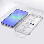 XUNDD XDTG-004 För Samsung Galaxy A57 5G Helskärmsskydd Helklistrande 0,33 mm 2,5D HD Hög Aluminium Silikon Glasfilm med Dammborttagningsverktyg