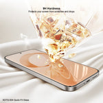 XUNDD XDTG-004 För Samsung Galaxy A57 5G Helskärmsskydd Helklistrande 0,33 mm 2,5D HD Hög Aluminium Silikon Glasfilm med Dammborttagningsverktyg