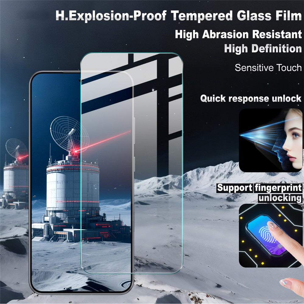 IMAK H Series For Honor Win 5G / Win RT 5G Screen Protector Tempered Glass Film (Not Complete Coverage) (Fingerprint Unlock)