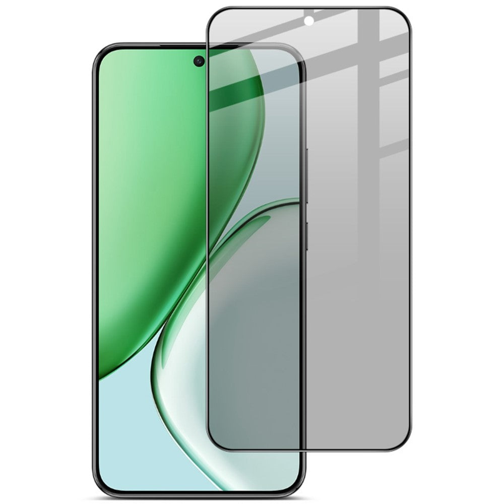 IMAK Sekretessskärmskydd för Honor Win Turbo 5G / Magic8 Lite 5G / X9d 5G / X70 5G Anti-peep Heltäckande Härdat Glasfilm (Fingeravtryckslåsning)