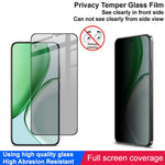 IMAK Sekretessskärmskydd för Honor Win Turbo 5G / Magic8 Lite 5G / X9d 5G / X70 5G Anti-peep Heltäckande Härdat Glasfilm (Fingeravtryckslåsning)