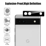 Til Google Pixel 6a 5G Hærdet Glas Ultra Klart Fuld Dækning Anti-eksplosion Kamera Linse Beskyttelsesfilm