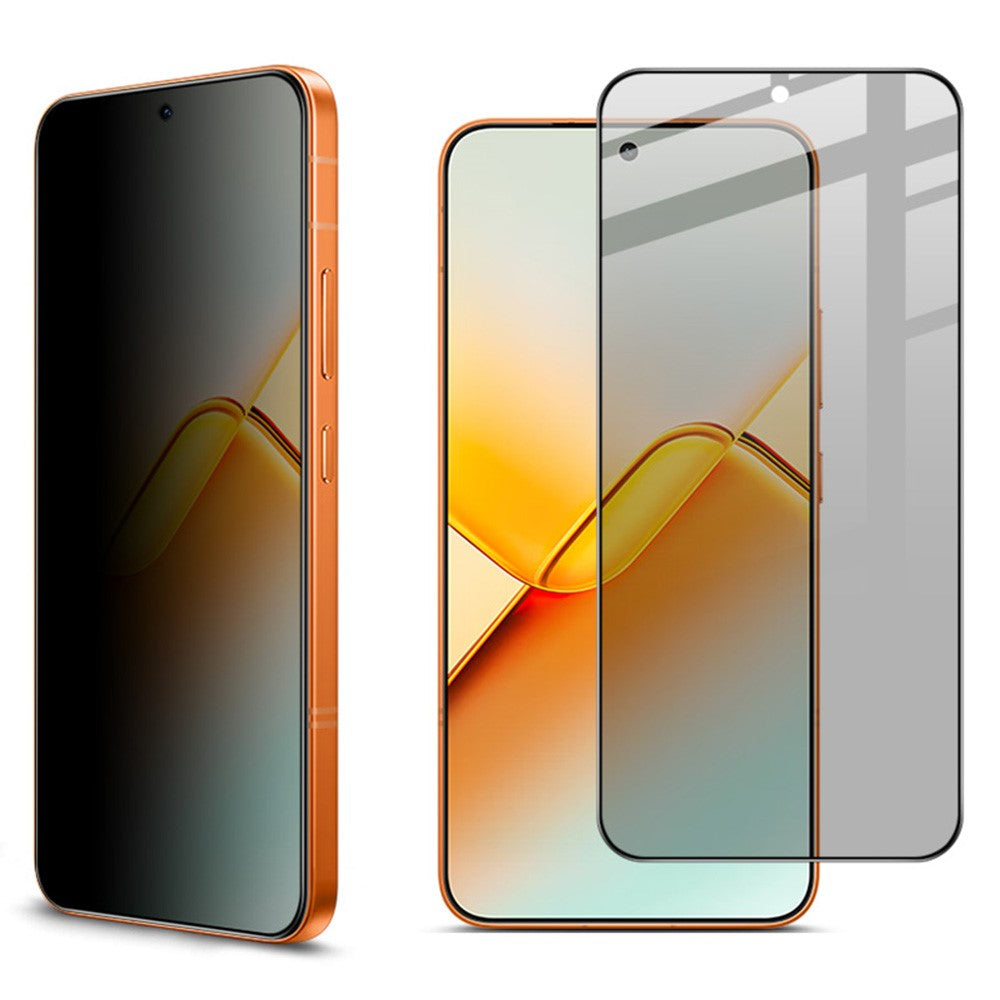 IMAK For Honor Power2 5G Privacy Screen Protector Anti Peep Full Cover Tempered Glass Film (Fingerprint Unlock)