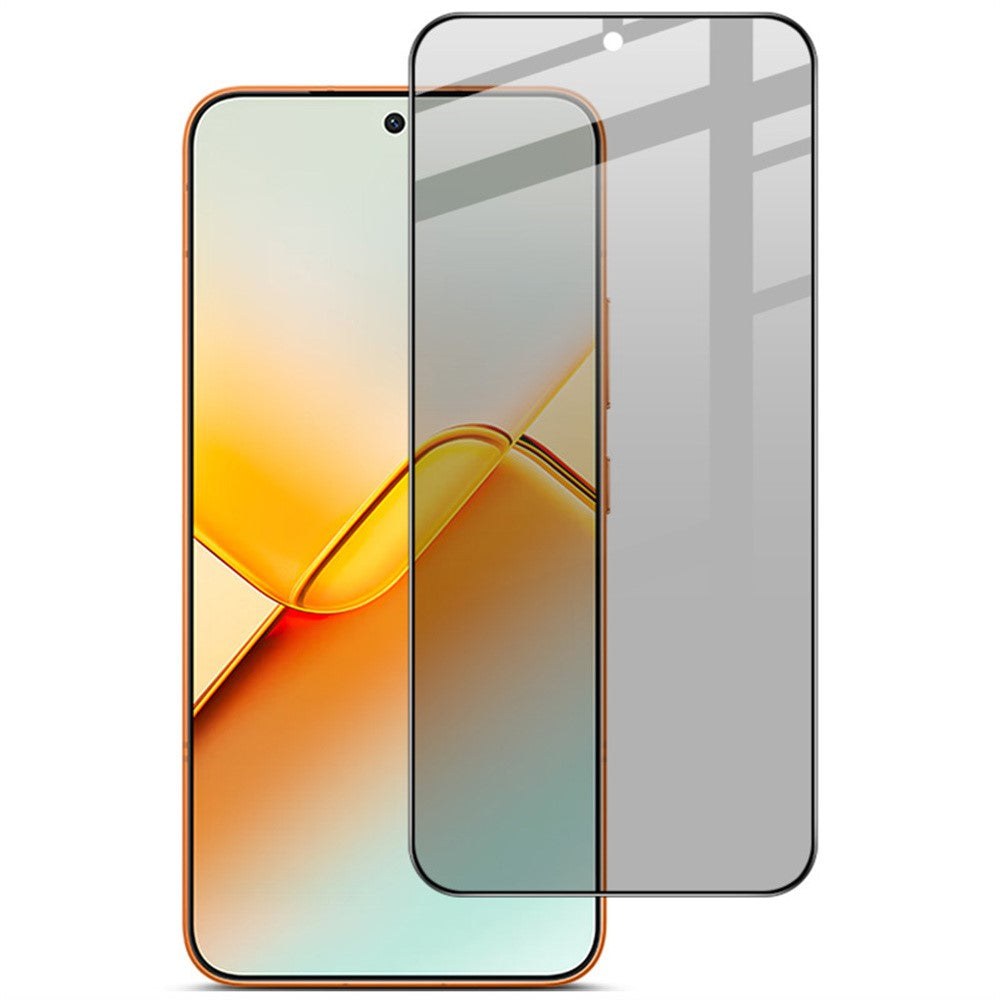 IMAK For Honor Power2 5G Privacy Screen Protector Anti Peep Full Cover Tempered Glass Film (Fingerprint Unlock)