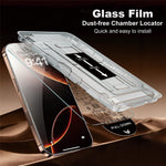 IMAK for Oppo Reno15 5G (Global) / Reno15c 5G (China) Tempered Glass Screen Protector with Dust-free Installation Tool (Fingerprint Unlock) (Not Complete Coverage)