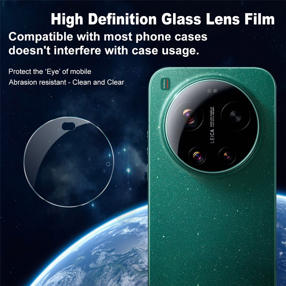 IMAK För Xiaomi 17 Ultra 5G / 17 Ultra av Leica Kameralinsskydd Tunn Härdat Glas Heltäckande Linsfilm