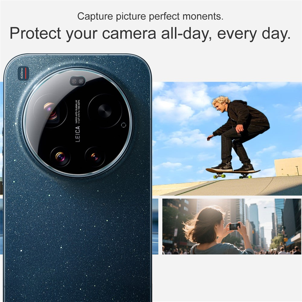 IMAK För Xiaomi 17 Ultra 5G / 17 Ultra av Leica Kameralinsskydd Tunn Härdat Glas Heltäckande Linsfilm