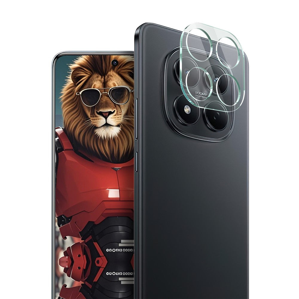 IMAK For Xiaomi Redmi Note 15 Pro 4G (Global) Tempered Glass Full Cover Camera Lens Protector + Acrylic Lens Cap